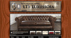 Desktop Screenshot of luxussofa.ch